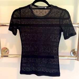 Black Lacey Dolci Shirt